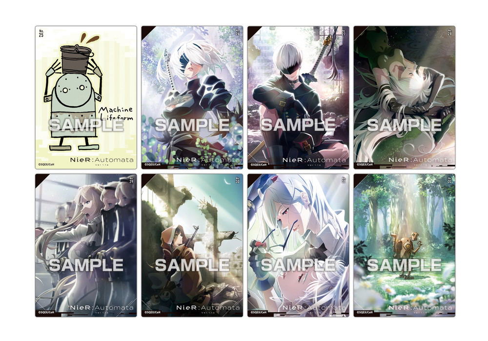 NieR:Automata クリアカード セット NieR:Automata Ver1.1a Clear Card Collection (Set of 16 Pieces)