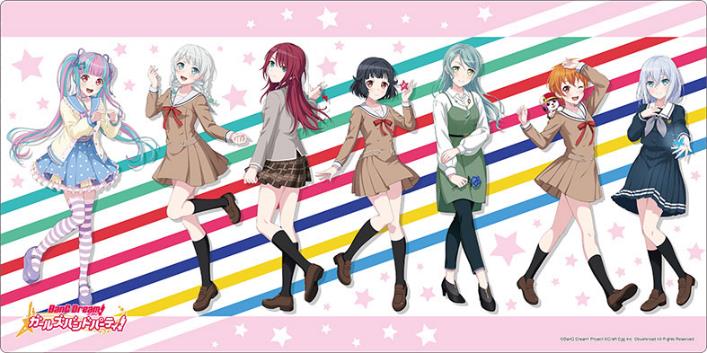 Bushiroad Rubber Mat Collection V2 Vol. 966 BanG Dream! Girls Band Party! Happy Days Ver. image 1