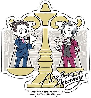 [PREORDER] Ace Attorney Sonny Angel Stickers - glenn!'s Ko-fi Shop