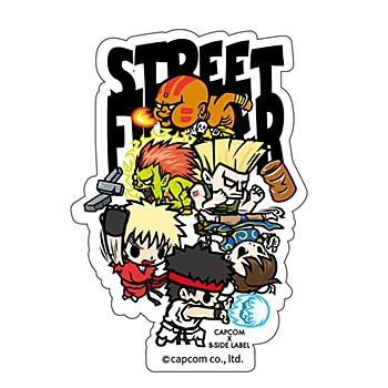 Capcom x B-Side Label Sticker Capcom 40th Street Fighter