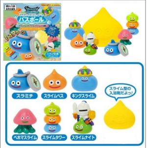 Dragon Quest Walk Bath Ball - Slamichi And Colorful Slimes Ver. (Set Of 12 Pieces)
