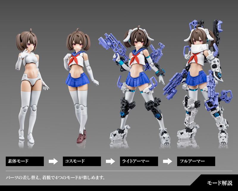 Megami Device 1/1 Scale Plastic Model Kit: Buster Doll Gunner image 10