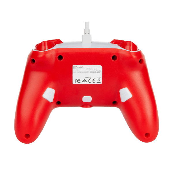 PowerA Enhanced Wired Controller for Nintendo Switch (Mario Red/White) image 4
