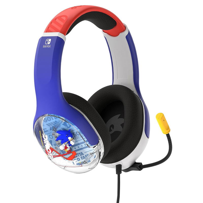PDP Sonic Superstars: Sonic Go Fast Wired Headset for Nintendo Switch image 1