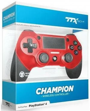 TTX Tech Champion Wireless Controller for PlayStation 4 (Red)_