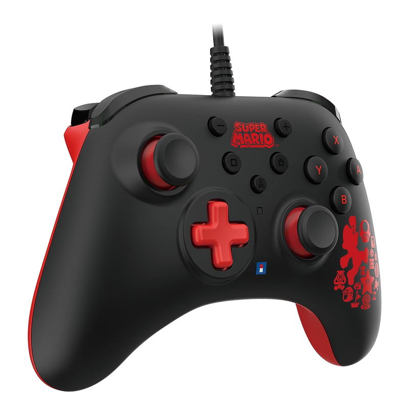 Wired HoriPad TURBO for Nintendo Switch (Mario) image 3