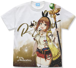 Atelier Ryza Eternal Darkness and the Secret Hideout Ryza Full Graphic T-shirt (White | Size M)_