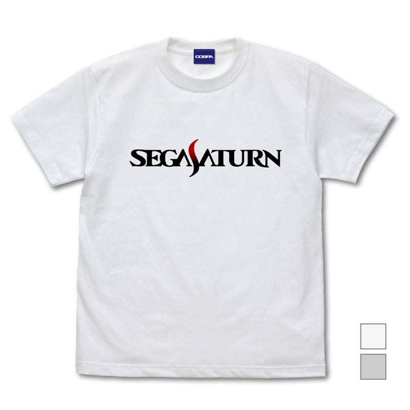 Sega Saturn Logo T-shirt Ver.2.0 White (S Size) image 1