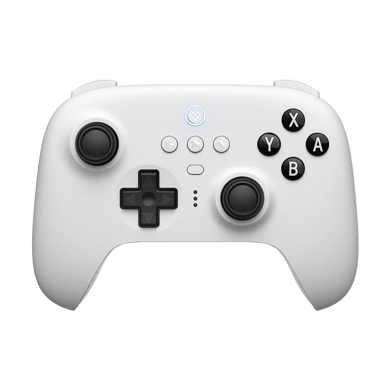 8BitDo Ultimate Controller with Charging Dock for Nintendo Switch / PC / Steam Deck (White) image 1