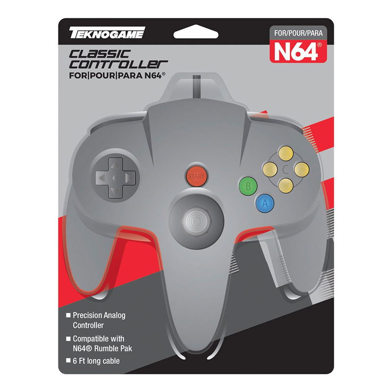 Classic Controller for N64 (Grey) image 1