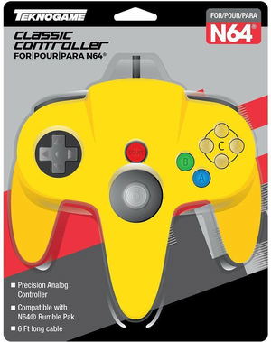 Classic Controller for N64 (Yellow)_