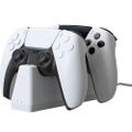 Cyber Gadget Double Charging Stand for DualSense Edge / DualSense (White) thumbnail 1