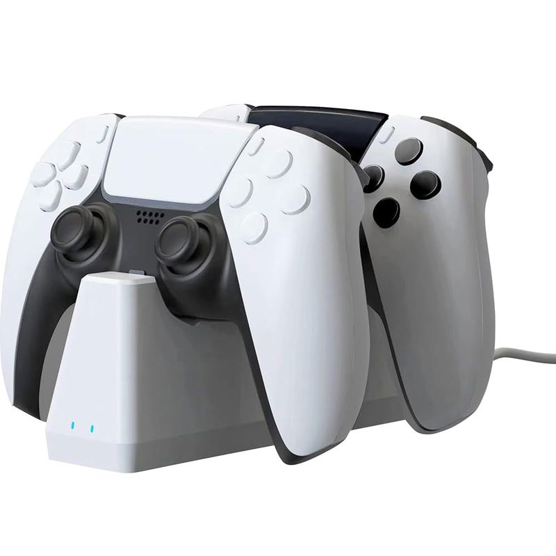 Cyber Gadget Double Charging Stand for DualSense Edge / DualSense (White) image 1