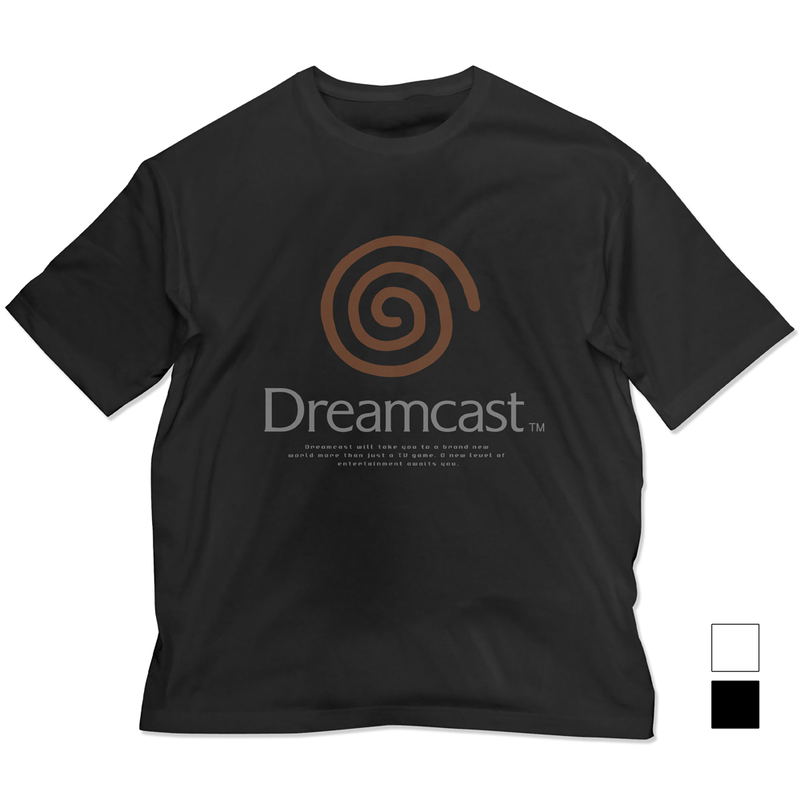 Dreamcast Big Silhouette T-shirt Black (L Size) image 1