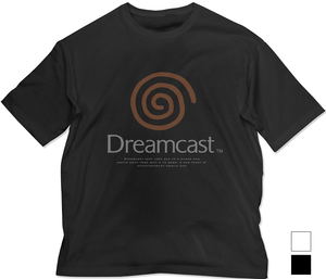 Dreamcast Big Silhouette T-shirt Black (XL Size)_