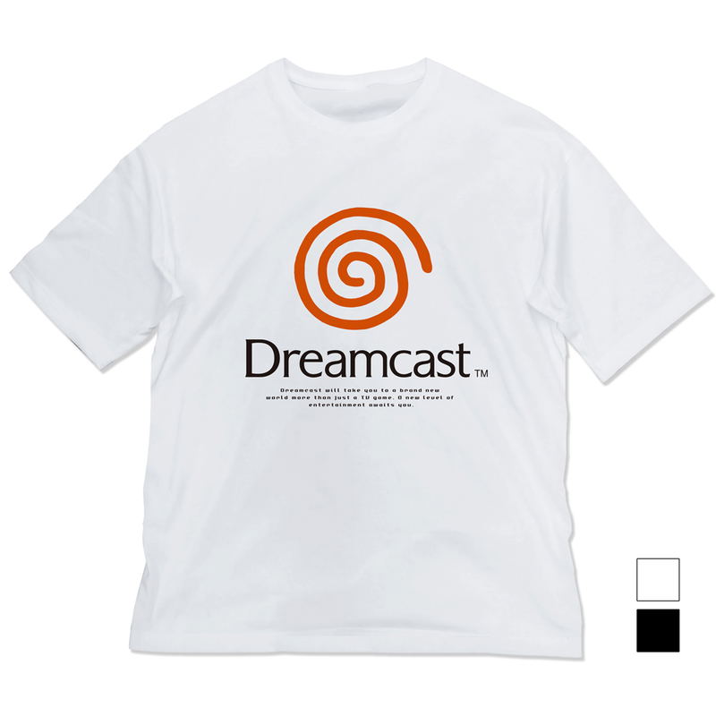Dreamcast Big Silhouette T-shirt White (XL Size) image 1