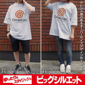 Dreamcast Big Silhouette T-shirt White (XL Size)_