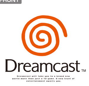 Dreamcast Big Silhouette T-shirt White (XL Size)_