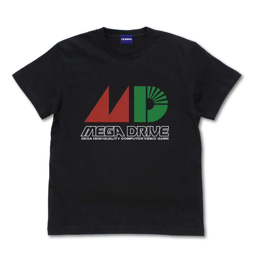 Mega Drive Logo T-shirt Black (M Size)