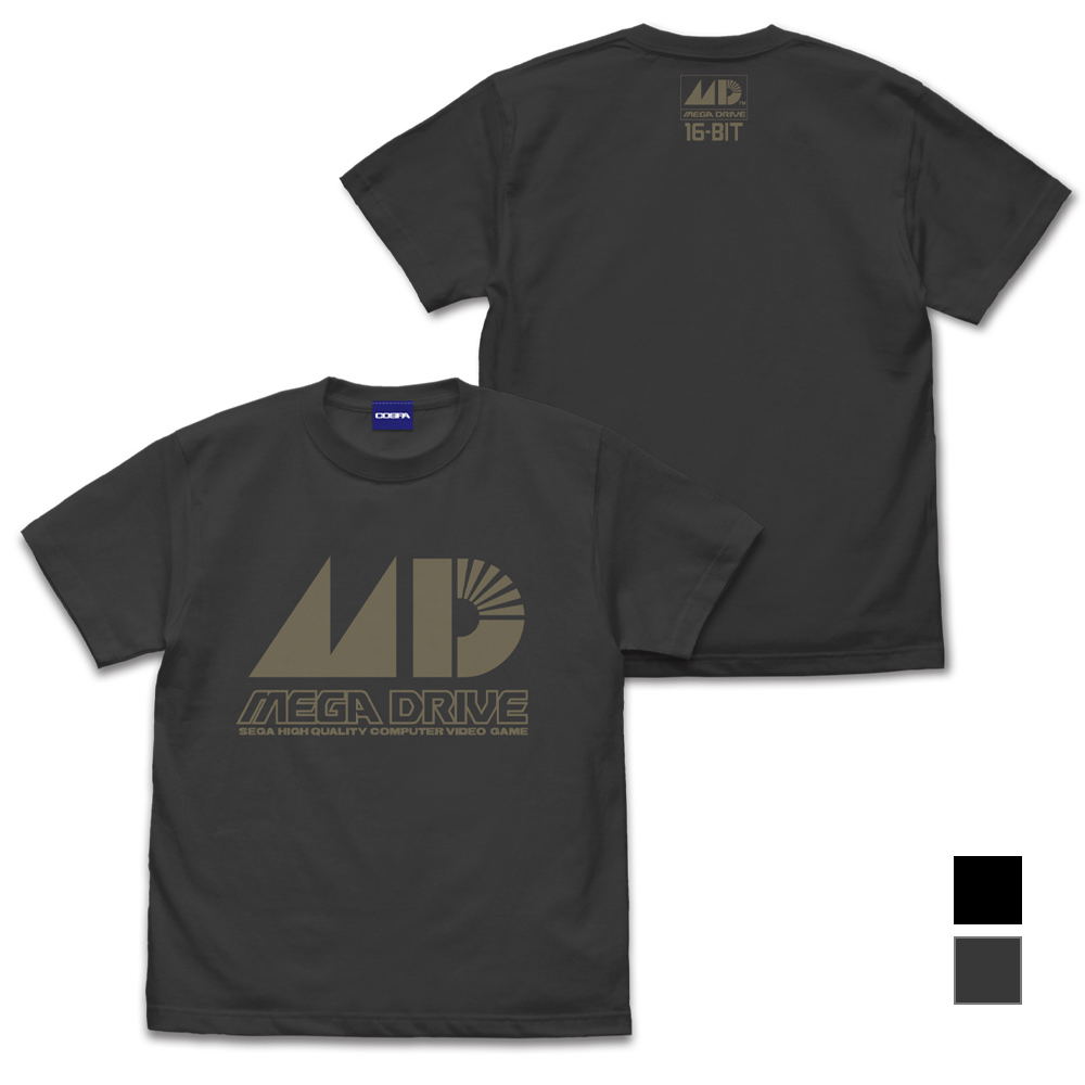 Mega Drive Logo T-shirt Sumi (M Size)