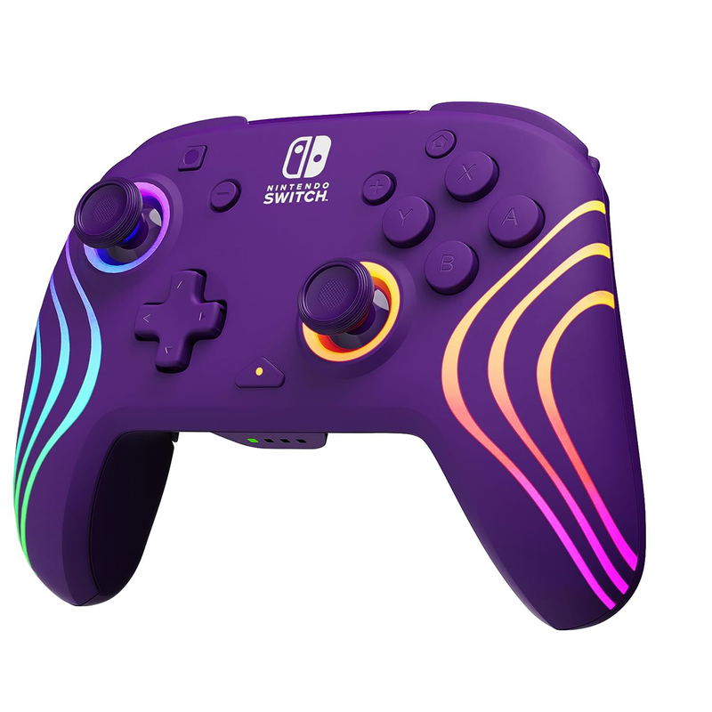PDP Afterglow Wave Wireless Controller for Nintendo Switch (Purple) image 5