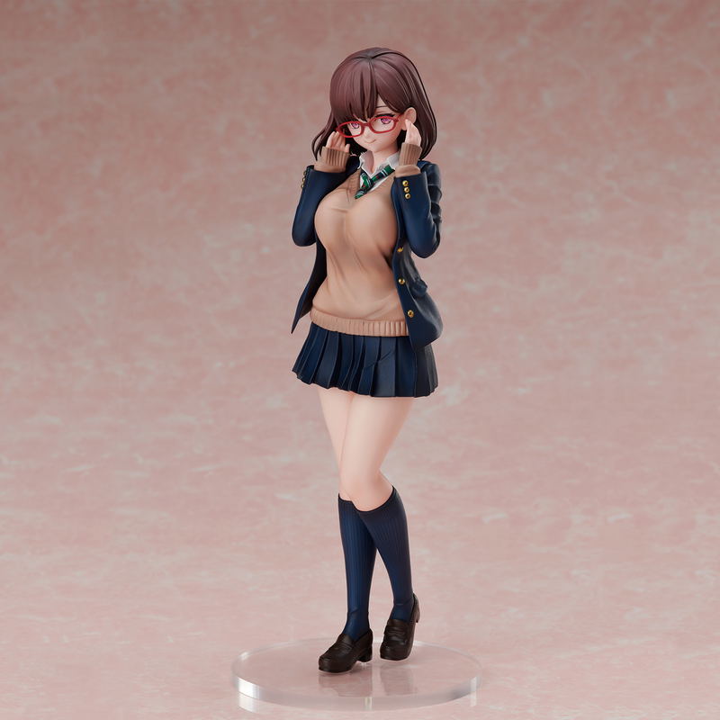 Original Character Pre-Painted Figure: Daiki Kase Illustration Megane JK-san image 2