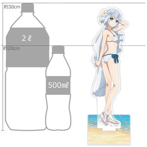 Date A Live IV Original Illustration Extra Large Acrylic Stand Tobiichi Origami / Swimwear_