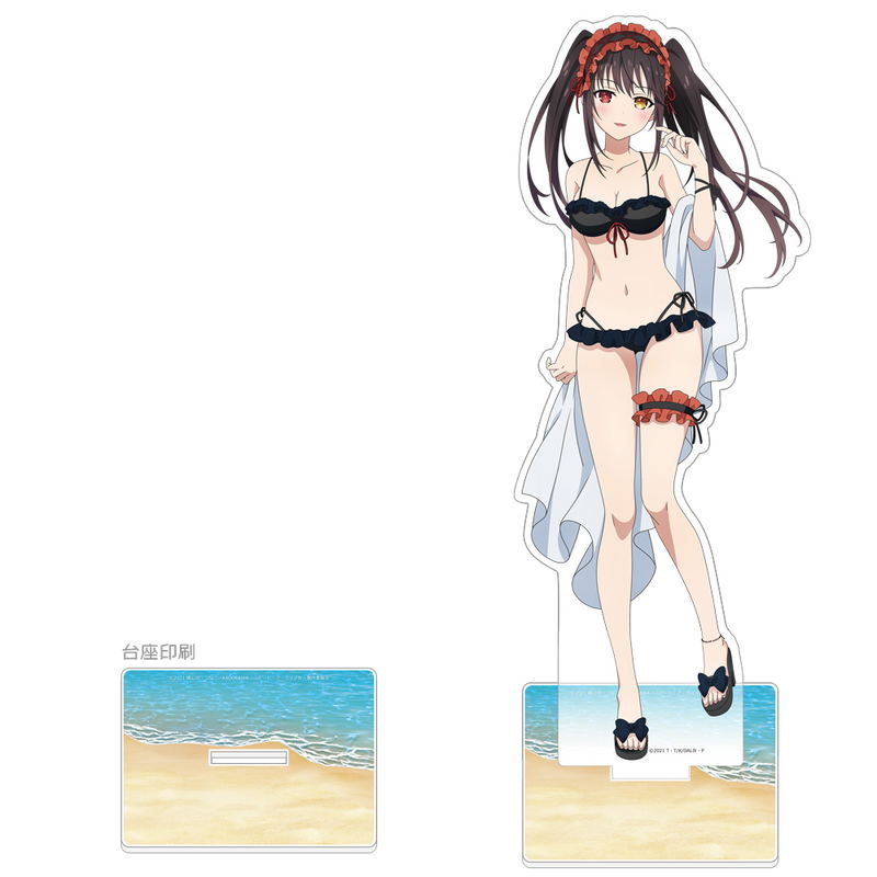 Date A Live IV Original Illustration Extra Large Acrylic Stand Tokisaki Kurumi / Swimwear image 1