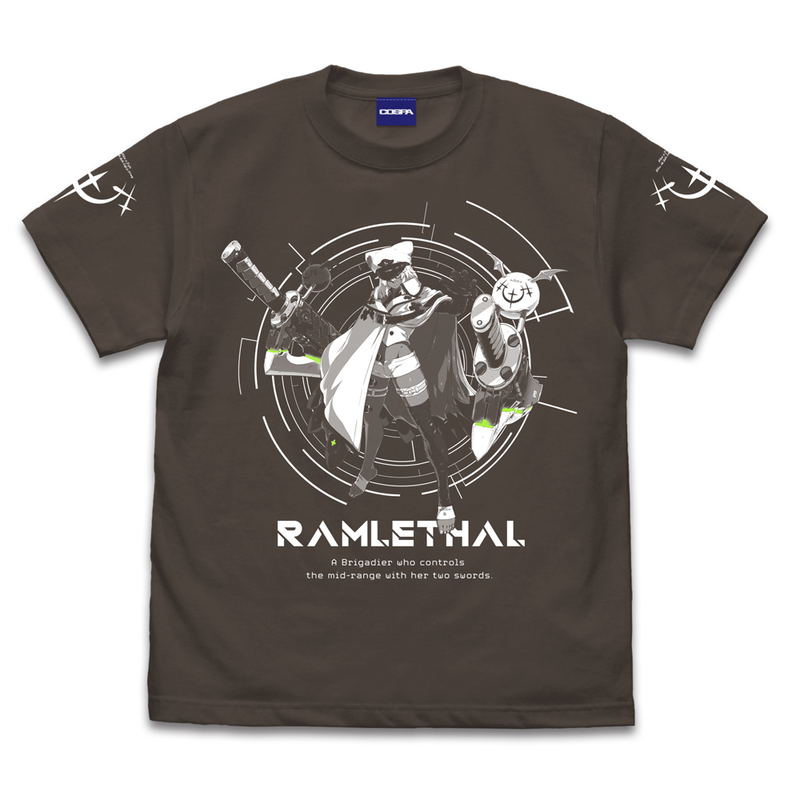 Guilty Gear Strive Ramlethal T-shirt Charcoal (M Size) image 1