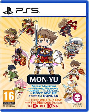 Mon-Yu: Defeat Monsters And Gain Strong Weapons And Armor. You May Be Defeated, But Don't Give Up. Become Stronger. I Believe There Will Be A Day When The Heroes Defeat The Devil King_