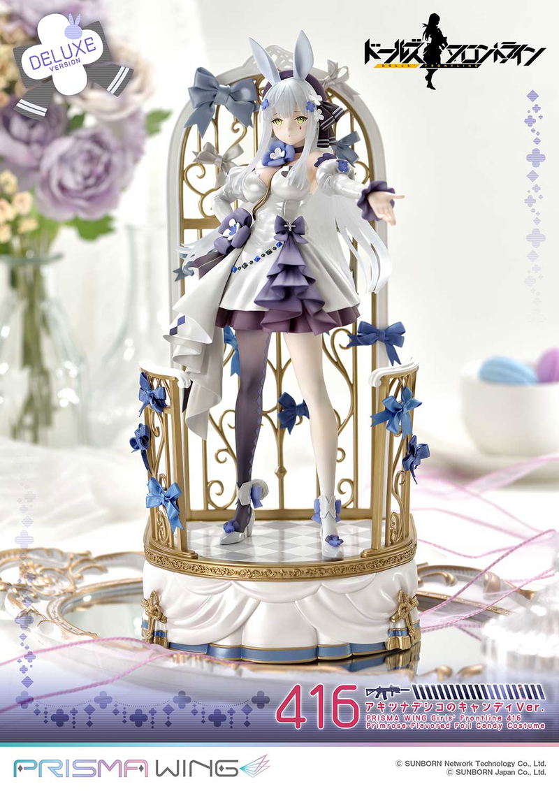 Prisma Wing Girls' Frontline 1/7 Scale Pre-Painted Figure: 416 Primrose Flavored Foil Candy Ver. DX Edition image 4