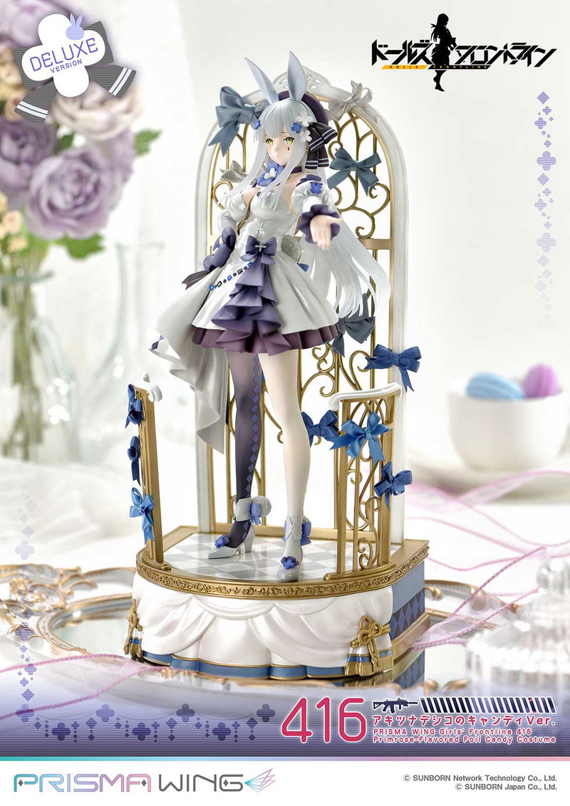 Prisma Wing Girls' Frontline 1/7 Scale Pre-Painted Figure: 416 Primrose Flavored Foil Candy Ver. DX Edition image 5