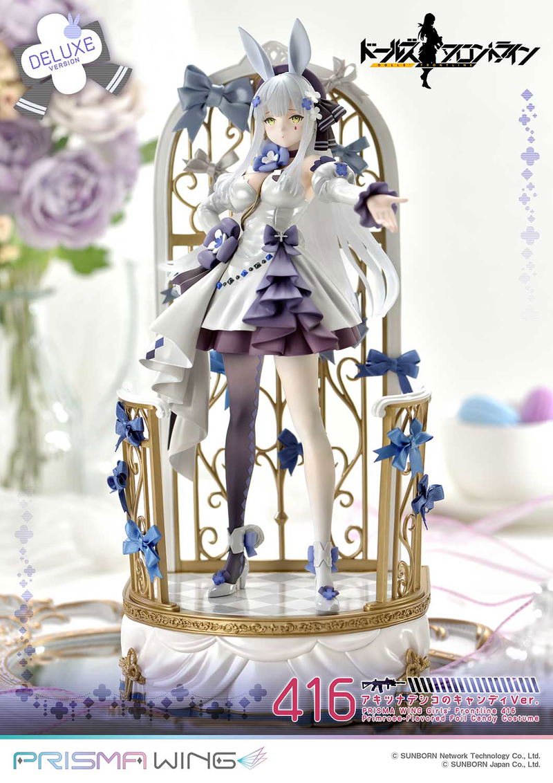 Prisma Wing Girls' Frontline 1/7 Scale Pre-Painted Figure: 416 Primrose Flavored Foil Candy Ver. DX Edition image 8