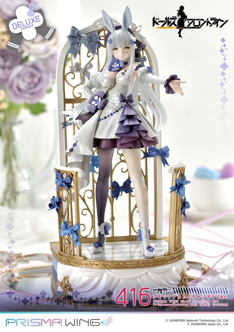 Prisma Wing Girls' Frontline 1/7 Scale Pre-Painted Figure: 416 Primrose Flavored Foil Candy Ver. DX Edition image 9