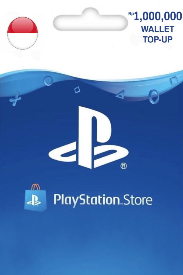 PSN Card 1,000,000 IDR | Playstation Network Indonesia <span class="ext ext_digital">digital</span> image 1