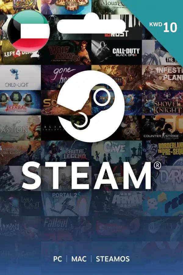 Steam Gift Card (KWD 10 | For Kuwait Currency Only) <span class="ext" style="background-color: #2a475e; color: #FFFFFF;">STEAM</span> <span class="ext ext_digital">digital</span> image 1