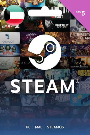 Steam Gift Card (KWD 5 | For Kuwait Currency Only)_