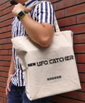 New UFO Catcher Large Tote Bag Natural thumbnail 2