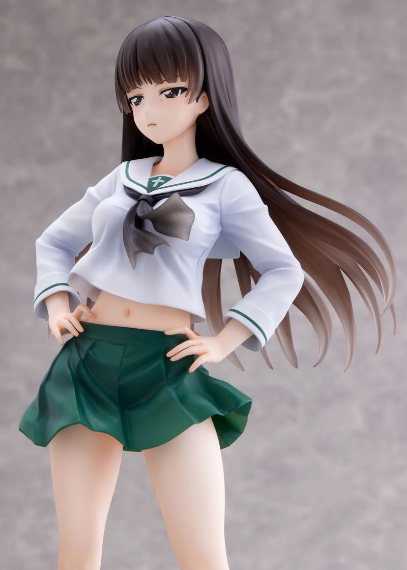 DreamTech Girls und Panzer Senshado Daisakusen! 1/7 Scale Pre-Painted Figure: Nishizumi Shiho Oarai Girls image 6