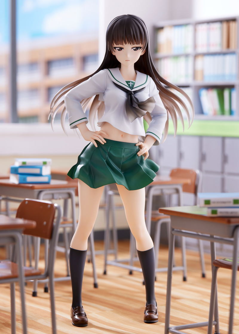 DreamTech Girls und Panzer Senshado Daisakusen! 1/7 Scale Pre-Painted Figure: Nishizumi Shiho Oarai Girls image 8