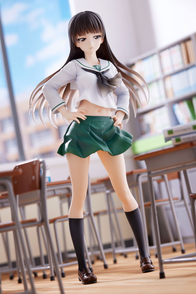 DreamTech Girls und Panzer Senshado Daisakusen! 1/7 Scale Pre-Painted Figure: Nishizumi Shiho Oarai Girls image 9