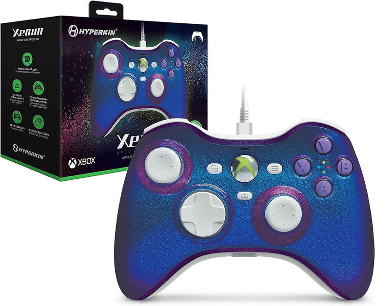 Hyperkin Xenon Wired Controller for Xbox Series X|S / Xbox One / Windows 10|11 (Twilight Galaxy) image 1