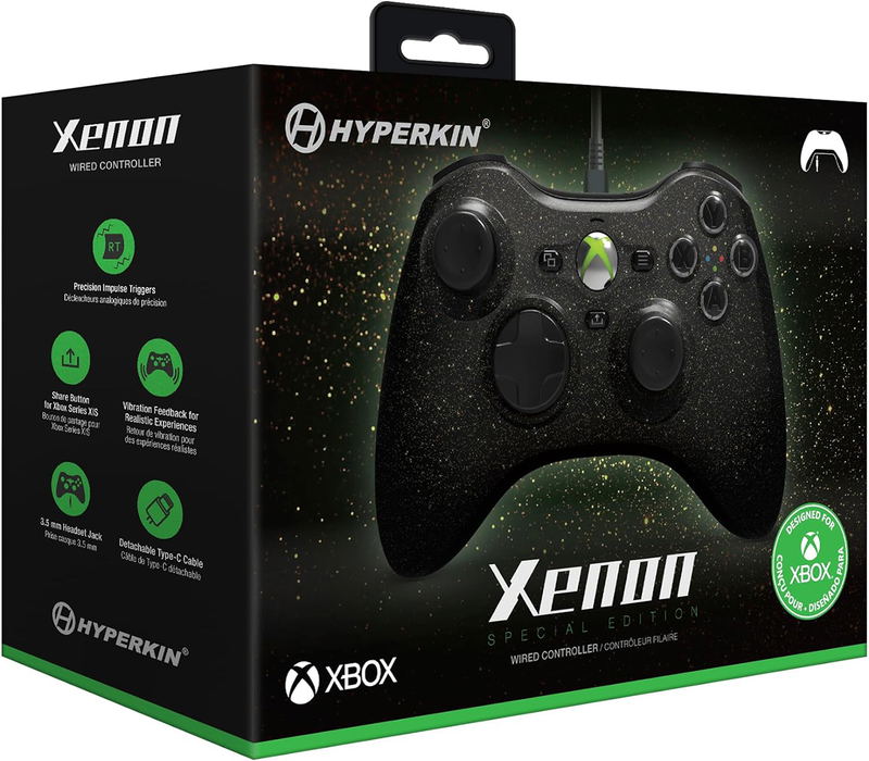 Hyperkin Xenon Wired Controller for Xbox Series X|S / Xbox One / Windows 10|11 (Cosmic Night) image 2