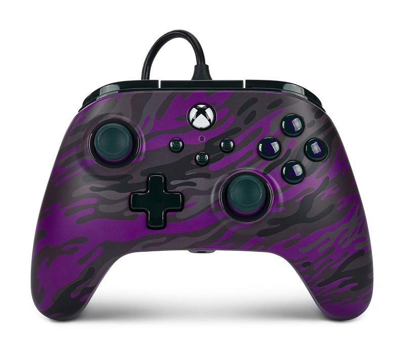 PowerA Advantage Wired Controller for Xbox Series X|S (Purple Camo) image 1