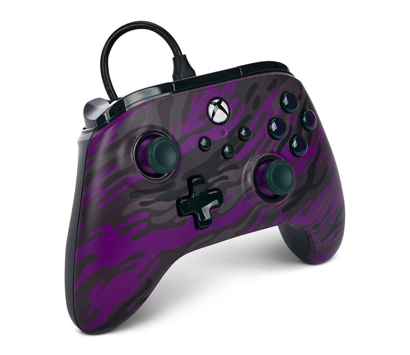 PowerA Advantage Wired Controller for Xbox Series X|S (Purple Camo) image 2