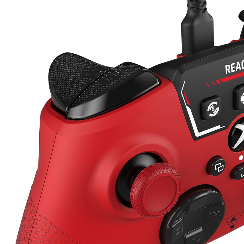 Turtle Beach REACT - R Wired Controller for Xbox Series X|S / Xbox One / Windows 10 & 11 (Red) image 5