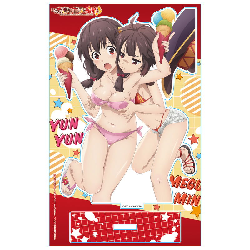 Kono Subarashii Sekai ni Bakuen wo! Acrylic Chara Stand D Megumin & Yunyun image 2