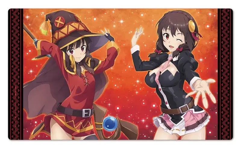 Kono Subarashii Sekai ni Bakuen wo! Character Rubber Mat B Megumin & Yunyun (Re-run) image 1