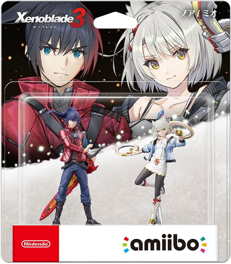 amiibo Xenoblade Chronicles Series Figure Double Set (Noah / Mio) for Wii  U, New 3DS, New 3DS LL / XL, SW