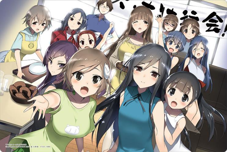 Bushiroad Rubber Mat Collection V2 Vol. 1006 Dengeki Bunko Accel World Sword Sage of the Blue Flower image 1